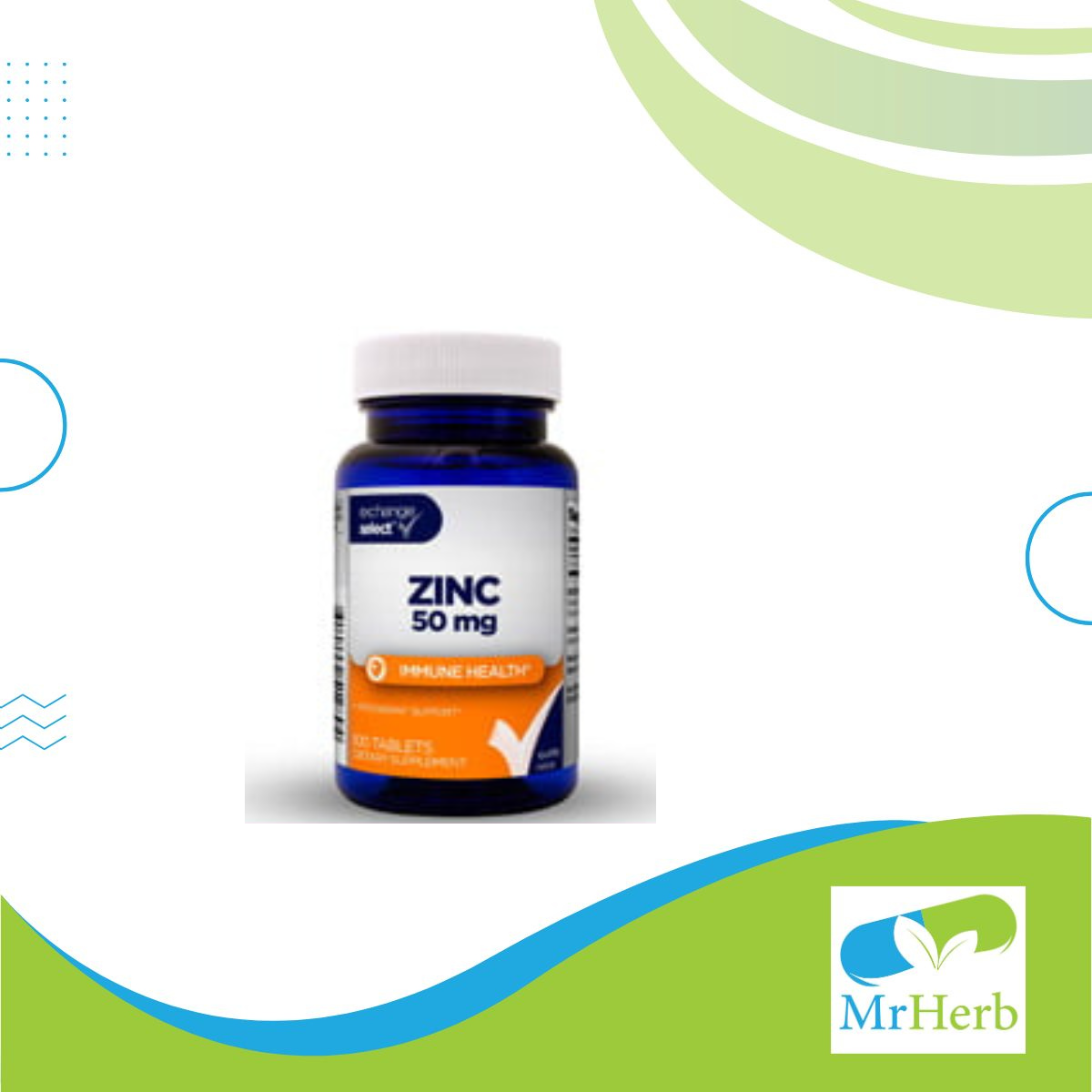 ZINC 50MG TABLETS