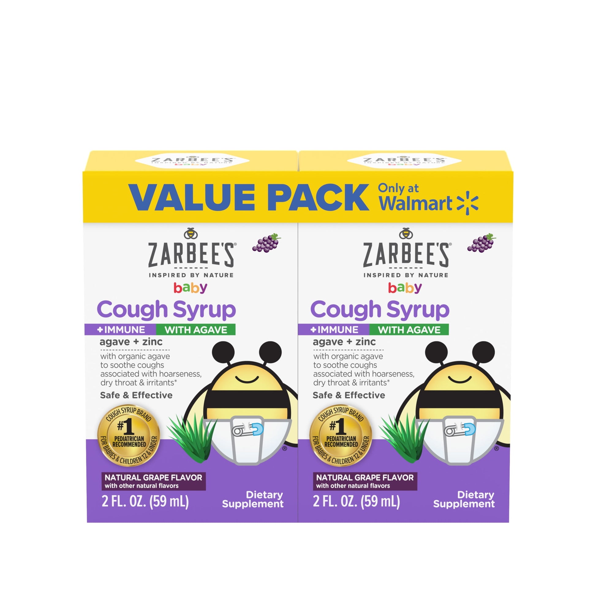 ZARBEES COUGH SYRUP BABY GRAPE 2OZ