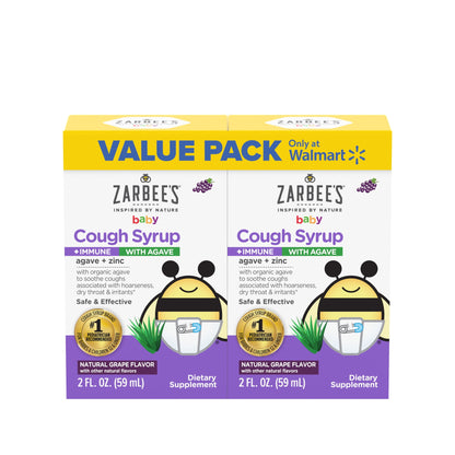 ZARBEES COUGH SYRUP BABY GRAPE 2OZ