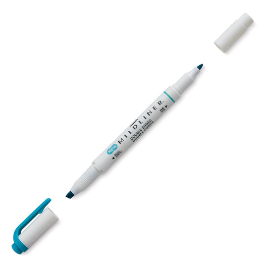 Zebra Mildliner Double Ended Creative Marker - Dark Blue