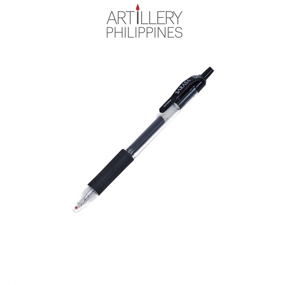 Zebra Sarasa Clip 0.5mm Gel Retractable Pens - Black, 12 ct