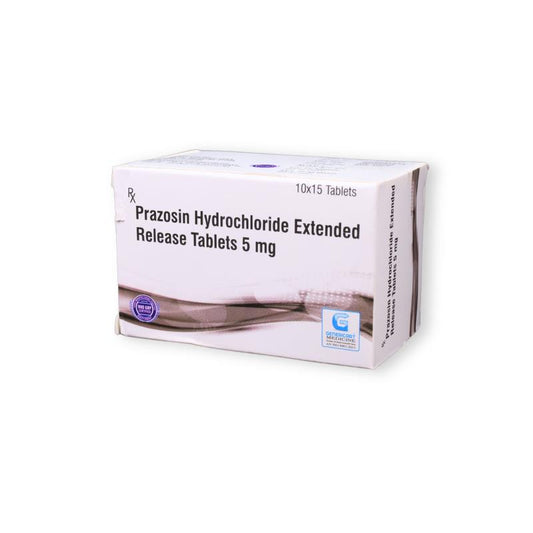 PRAZOSIN HCL CP 5MG 100