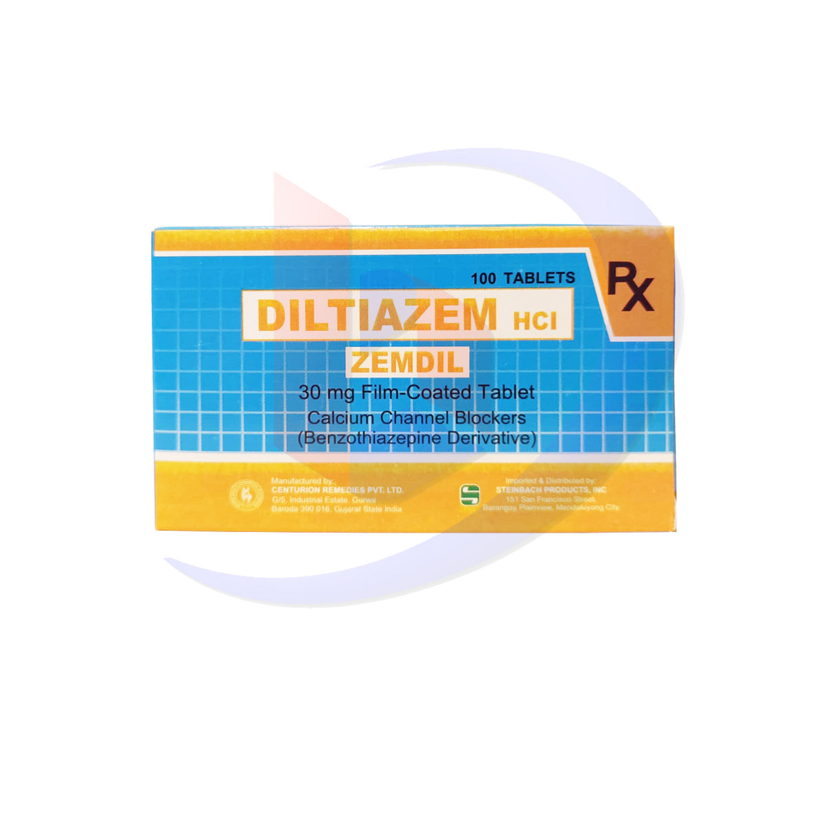 DILTIAZEM HCL TB 30MG 100