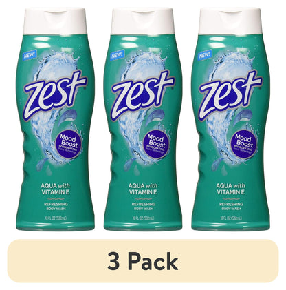 ZEST BODY WASH AQUA 18OZ