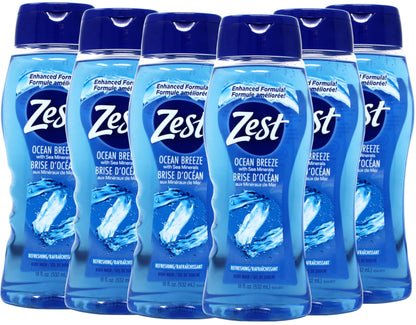 ZEST BODY WASH OCEAN BREEZE 18OZ