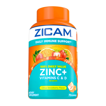 VITAMIN C + ZINC IMMUNE GMY 60 NAT TRU