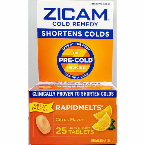 ZICAM RAPIDMELT CITRUS 25CT