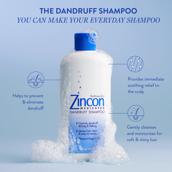 ZINCON DANDRUFF SHAMPOO 8OZ