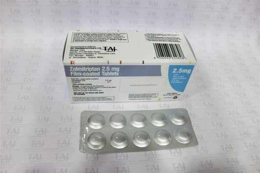 ZOLMITRIPTAN TB 2.5MG 6UD
