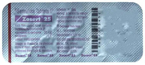 ZOLOFT TB 25MG 30UU