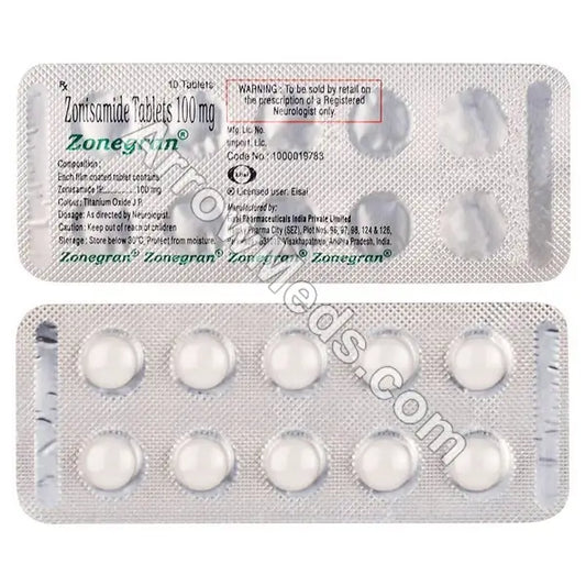 ZONEGRAN CP 25MG 100