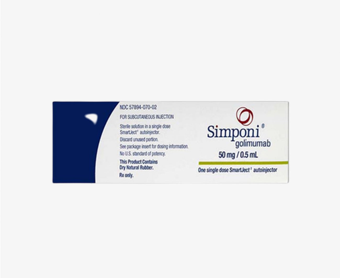 SIMPONI SMARTJECT SY50MG/0.5ML SQ