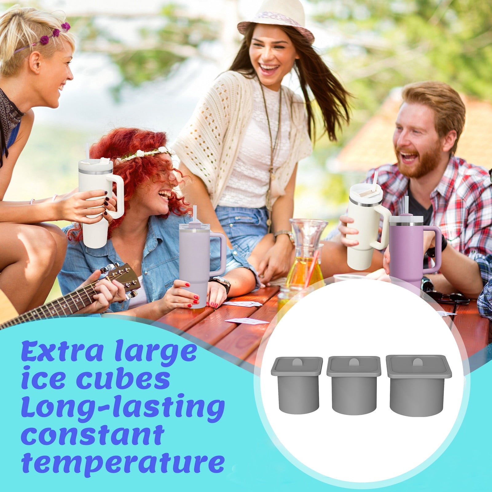 barY3 Gray Silicone Ice Tray, 14 cubes - Small Spheres