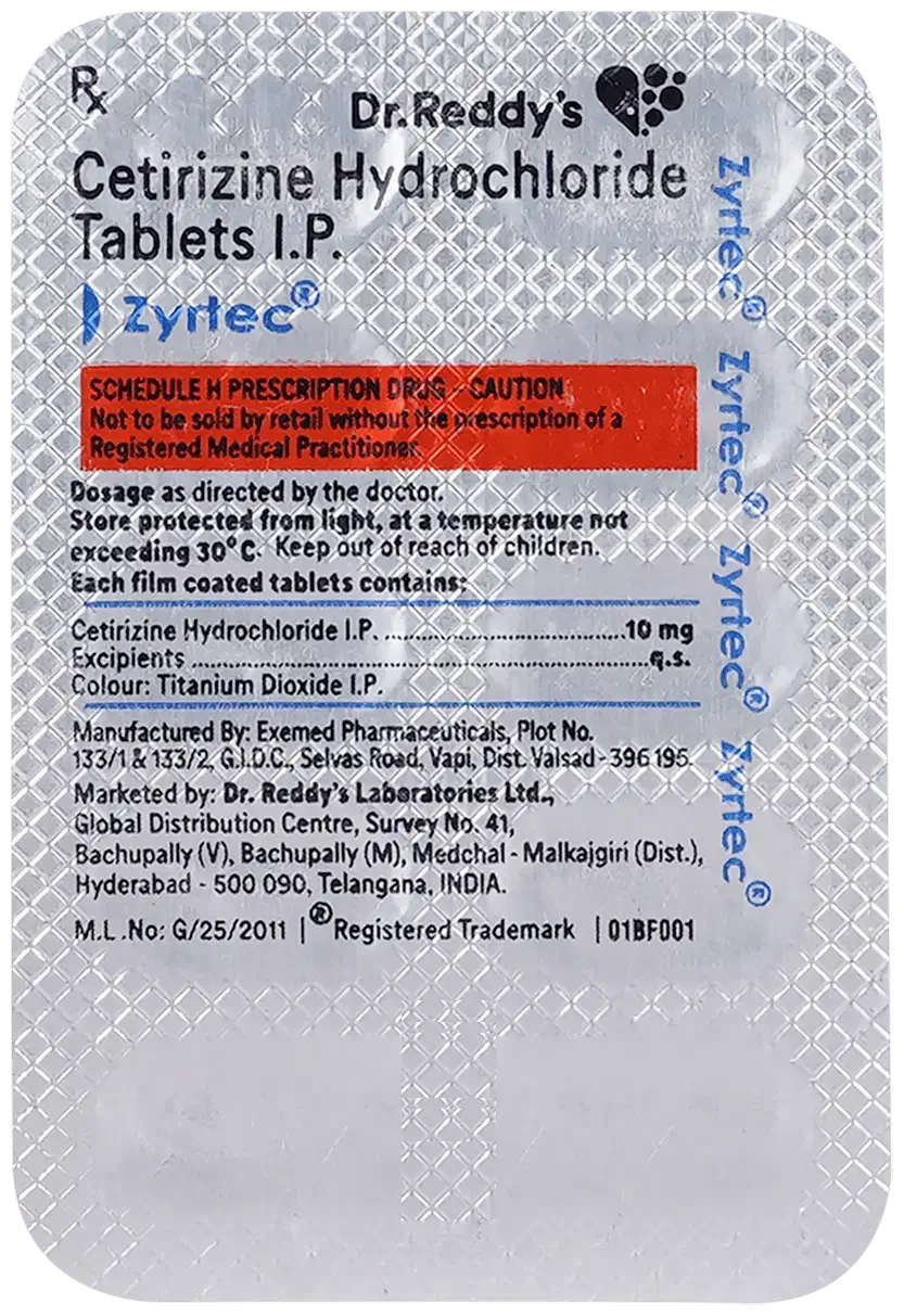 CHILD CETIRIZ 10 MG CHW 30
