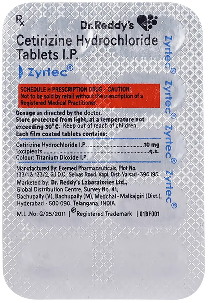 CHILD CETIRIZ 10 MG CHW 30
