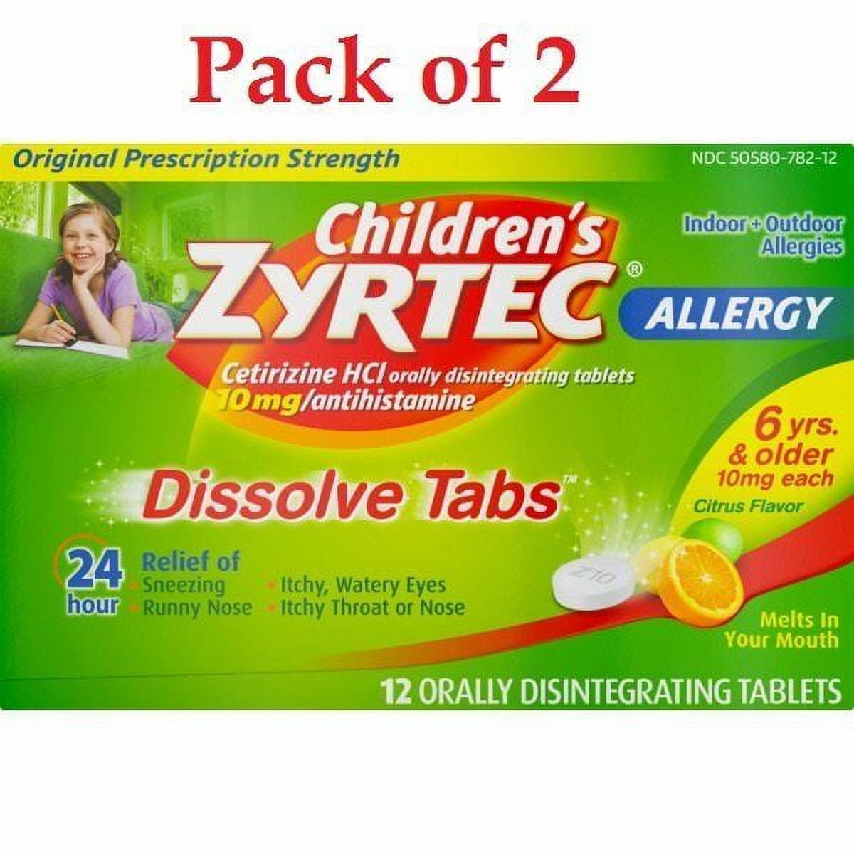 ZYRTEC OTC CHILD S/F DY/F BBLGM 4OZ