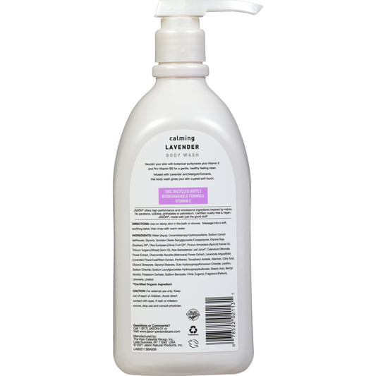JASON NATURAL PRODUCTS BODY WASH,CALMNG,LAVENDER