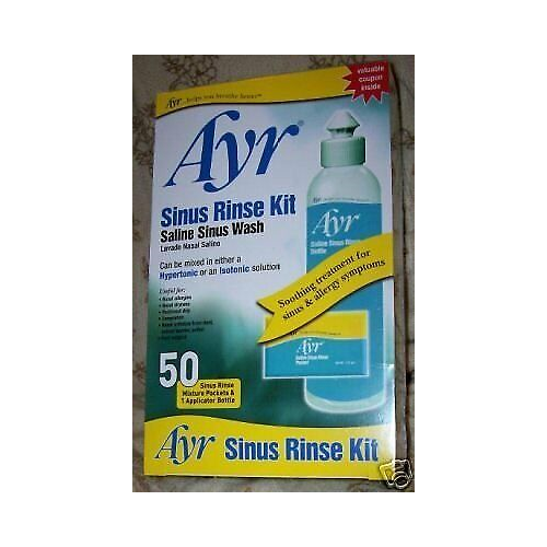 AYR SALINE NASAL RINSE REFILL PKT 100CT