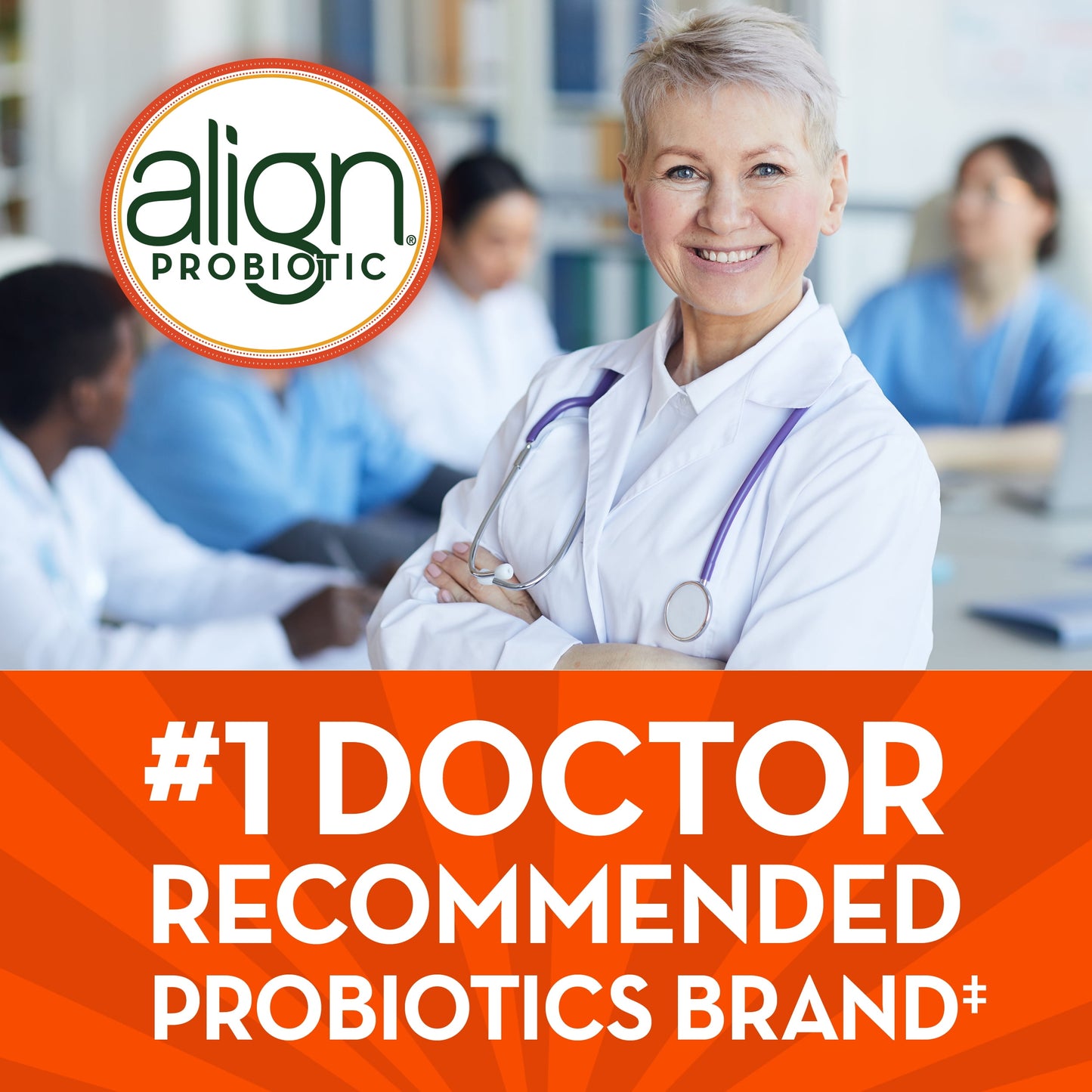 ALIGN PROB GUT HEALTH+IMMUNE GMY 50CT