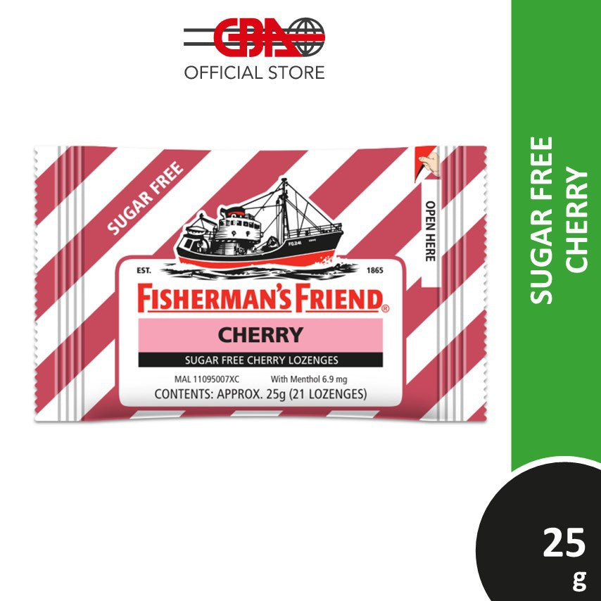 FISHERMAN'S FRIEND LOZ,CHERRY,SUGAR FREE