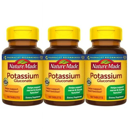 POTASSIUM GLUC 550MG TAB 100CT NAT MADE