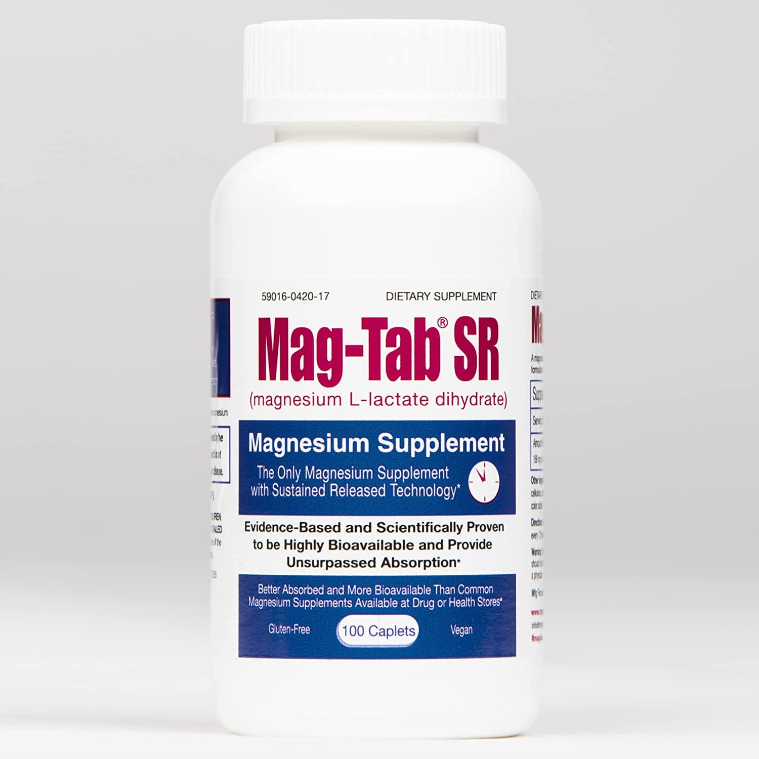 MAGNESIUM L-LACTATE DIH 84 MG SR CPL 100
