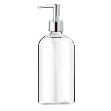 Home Basics Acrylic Plastic Soap Dispenser, White, 10 oz