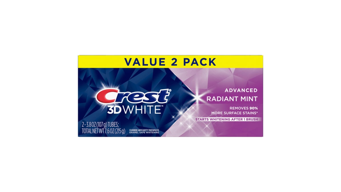 CREST 3D WHITE RADIANT MINT T/P 3.3 OZ
