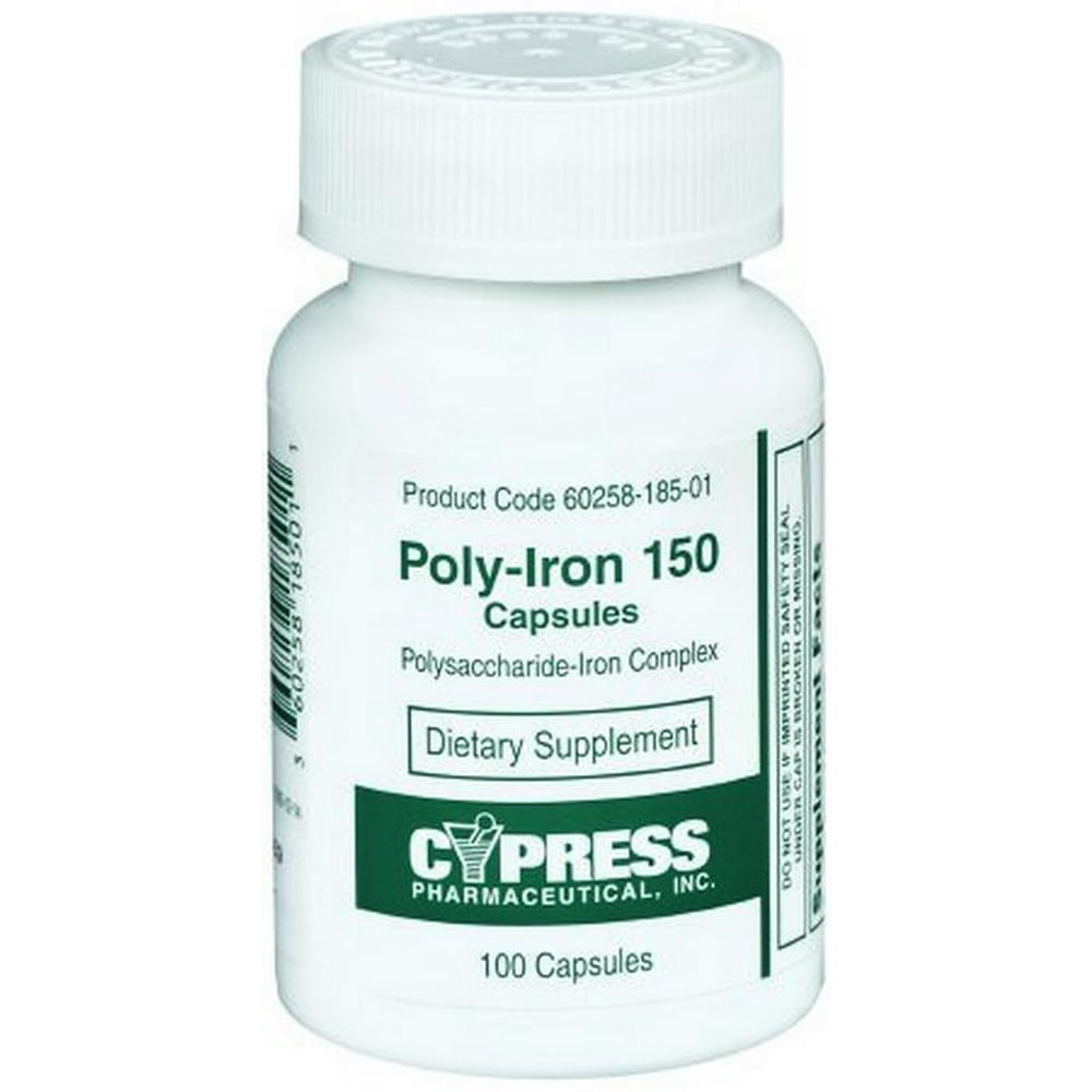 POLY-IRON 150MG CAPSULE 100CT CYPRESS