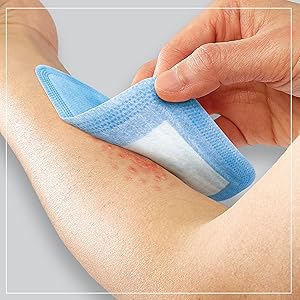 CURAD SPR ABSRB N/A WOUND PAD L 4X8 10CT
