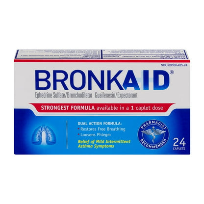 BRONKAID TB 25MG 24 CPLT