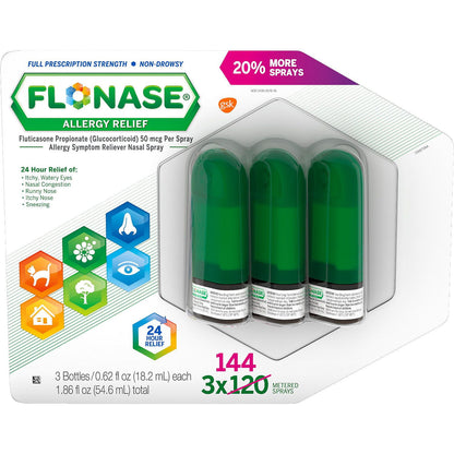 FLONASE HEADACHE ALLERGY RELIEF CPL 48CT