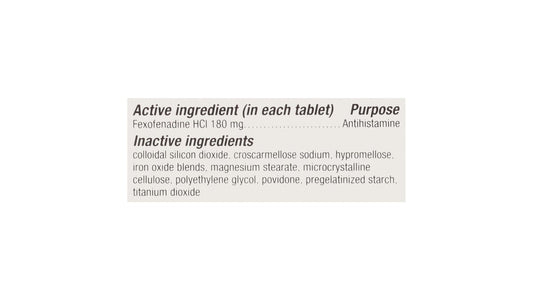 ALLEGRA 24H TB 180MG 30 ND