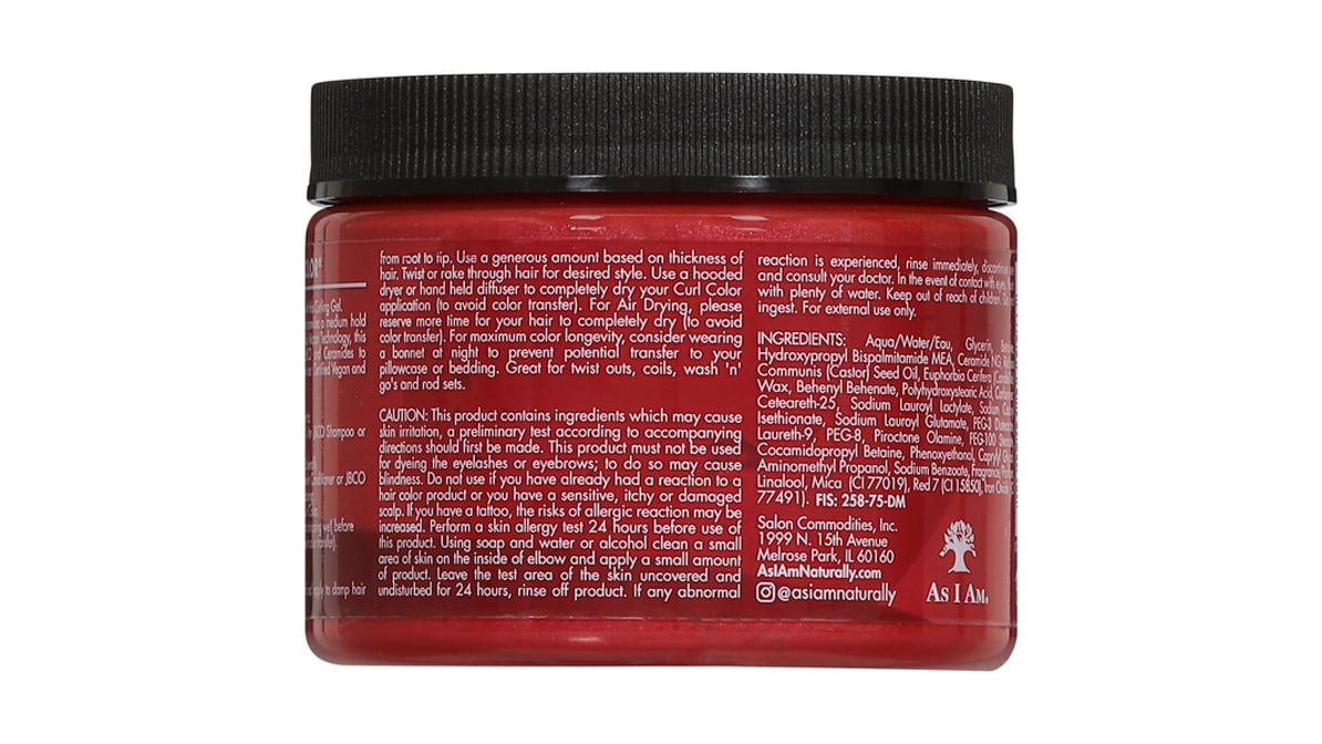 AAC QUENCH PERM HAIR COLOR RED