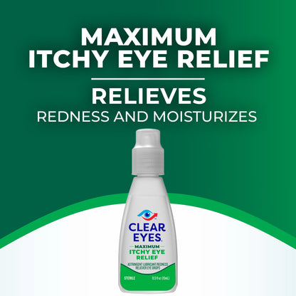 CLEAR EYES MAX ITCHY RELIEF 0.5OZ