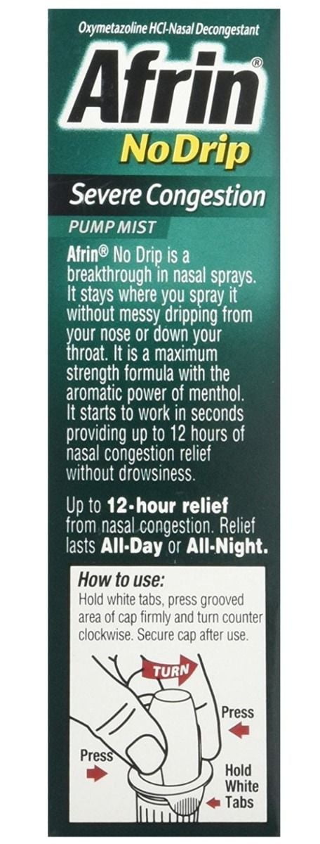 AFRIN SPRAY NO DRIP XTR MOIST 15ML