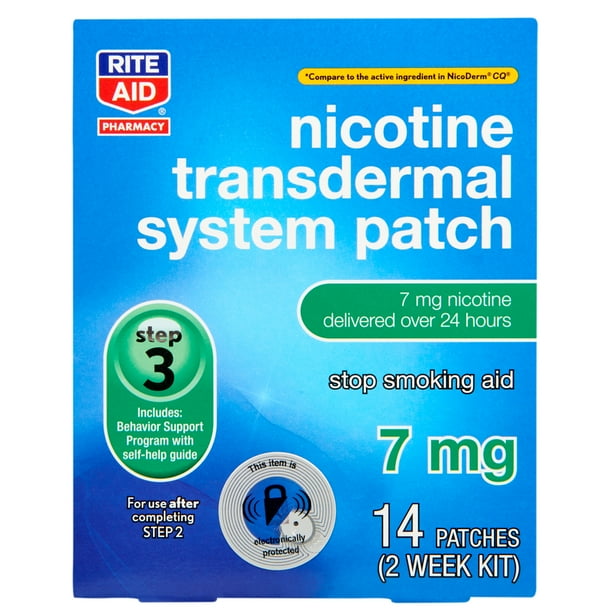 NICOTINE CLR 7MG-24HR TRNS SYS PAT 7