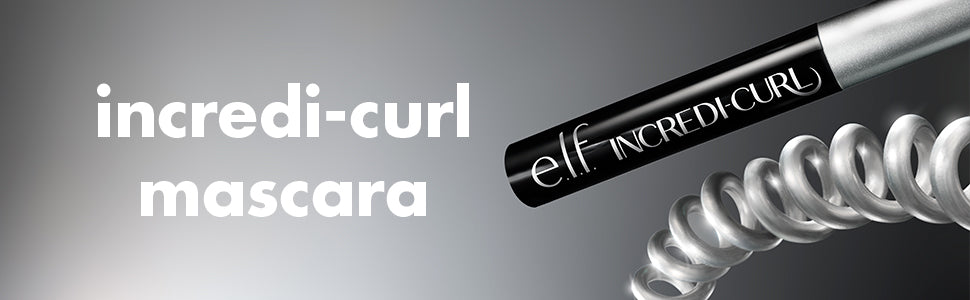 e.l.f. Incredi-Curl Curling & Volumizing Mascara - Deep Brown, 0.32 oz