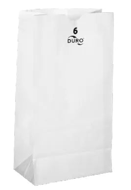 BAG PAPER AYP WHT 6LB 6X3.5X11 2000