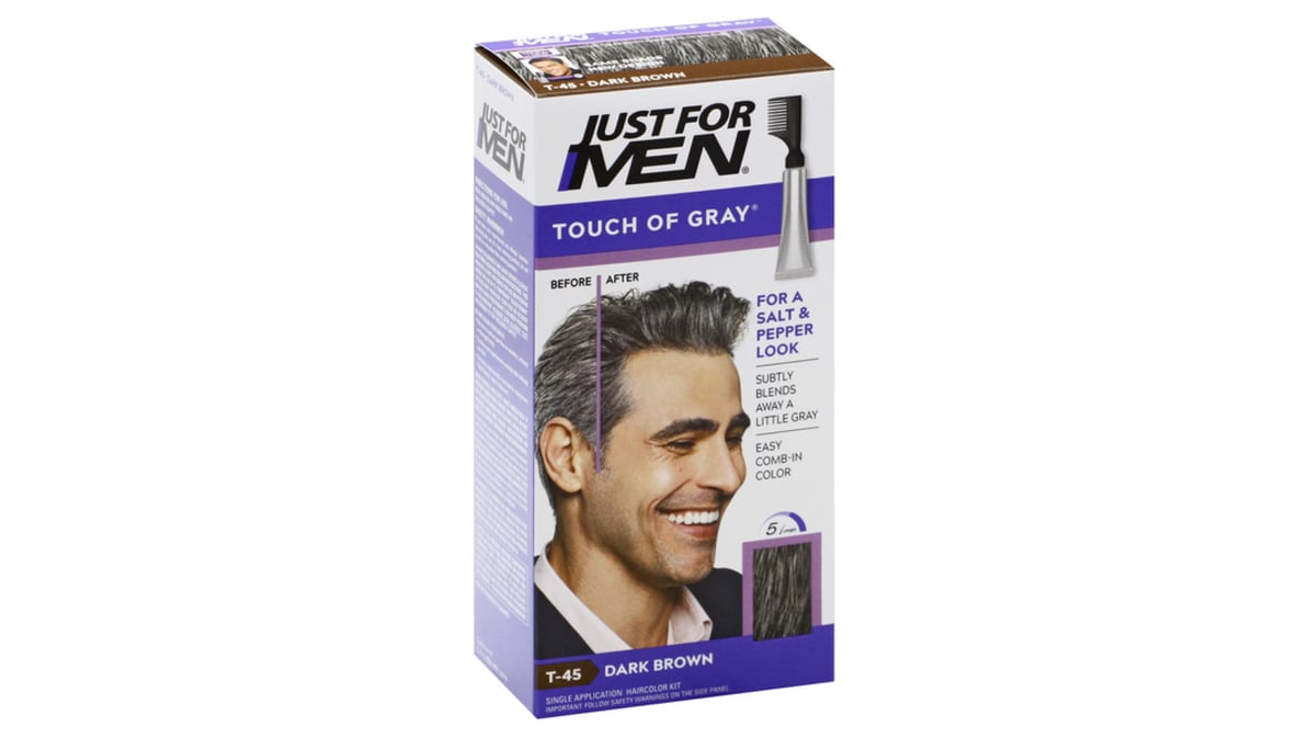 JUST FOR MEN TOUCH OF GRAY DARK BROWN