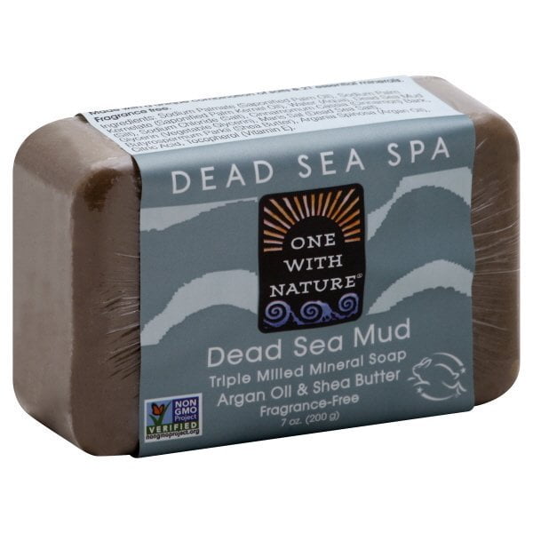 ONE WITH NATURE DEAD SEA BAR SOAP,SEA MUD