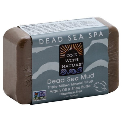 ONE WITH NATURE DEAD SEA BAR SOAP,SEA MUD