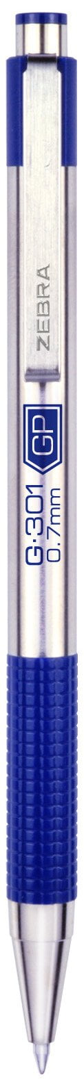 Zebra G-301 Gel Retractable Medium Point Black Pen