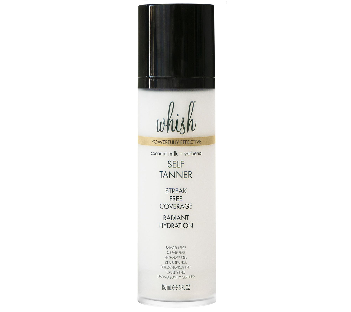 Whish Coconut Milk + Verbena Self Tanner Lotion, 5 oz