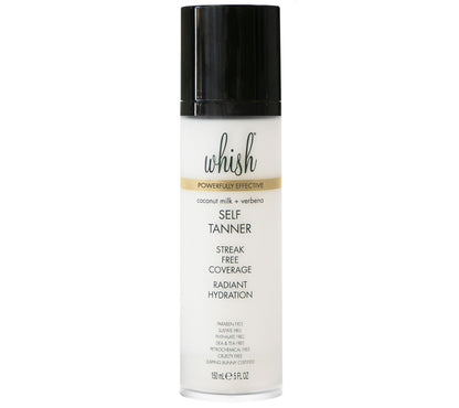 Whish Coconut Milk + Verbena Self Tanner Lotion, 5 oz