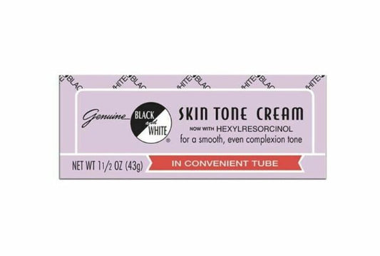 Black & White Skin Tone Cream Tube 1.5oz