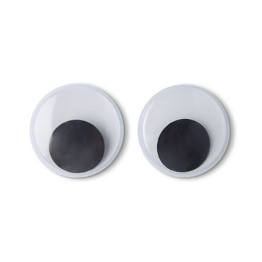 Creativity Street Wiggle Eyes Assorted Sizes - Black, 100 count