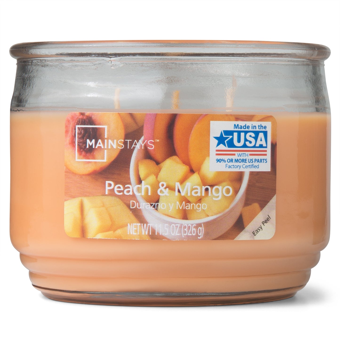 Star Candle StarLytes Small Apothecary Jar - Peach Mango