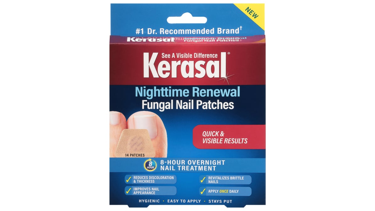 KERASAL NIGHTTIME RENEWAL NAIL PAT 14CT