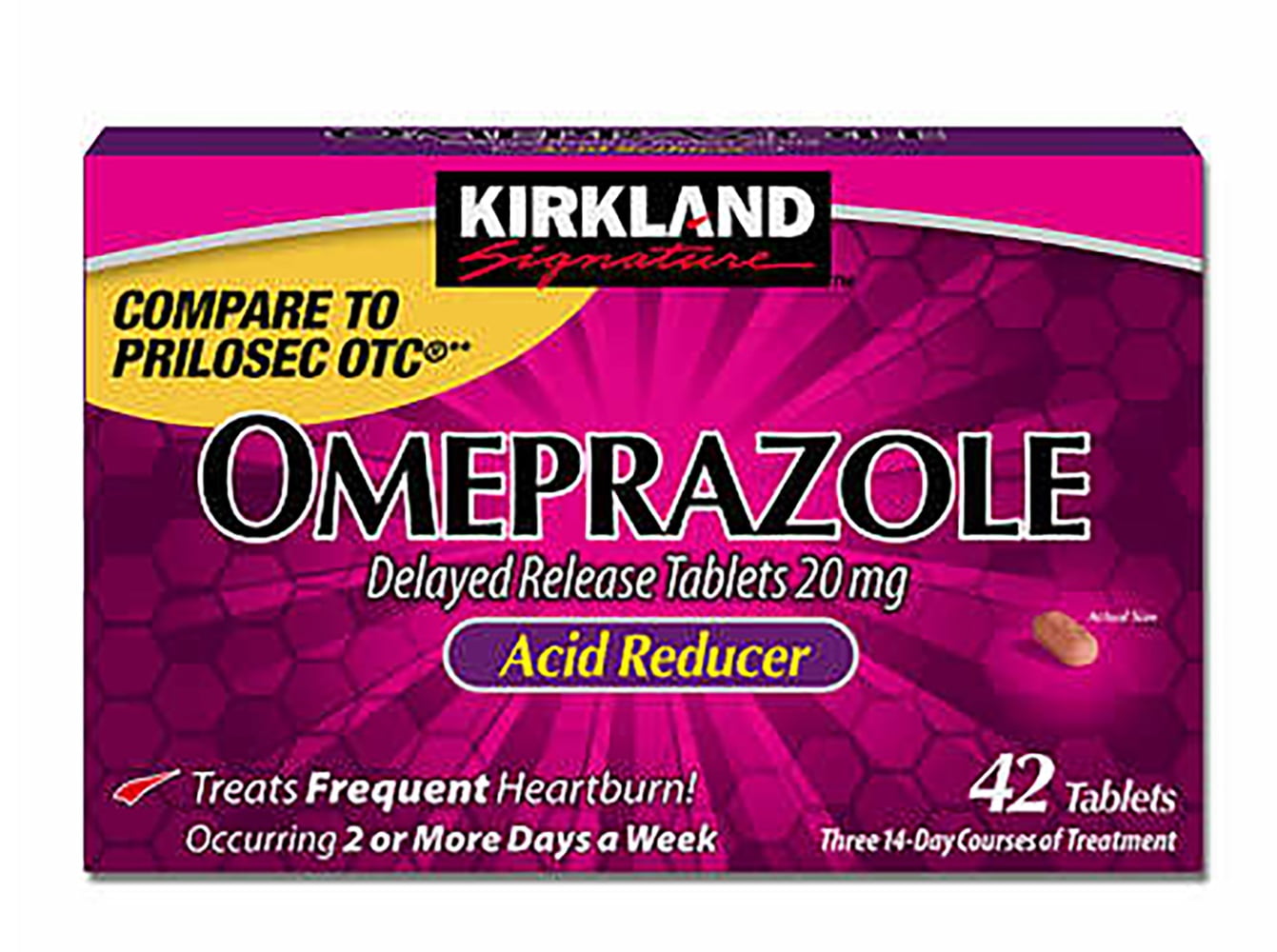 OMEPRAZOLE 20 MG DR TAB 42 (3X14)